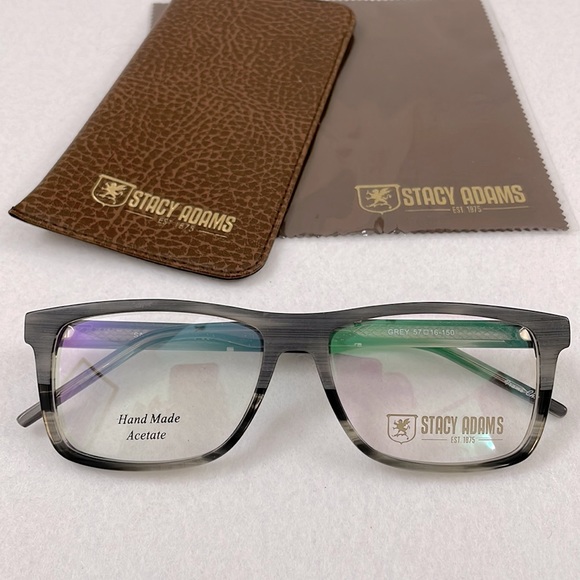 NWT Stacy Adams Glasses model SA1126 with Case and Lens Cloth